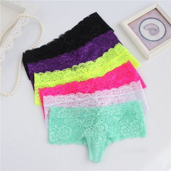 Ixuejie Amazing Women G String Sexy Underwear Lace Briefs Panties Thongs Hipster Lady Lingerie Underwear Hot