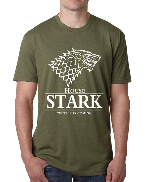 2017 Men  T Shirt House Stark Winter Is Coming printed summer style tees Male harajuku top fitness brand clothing
