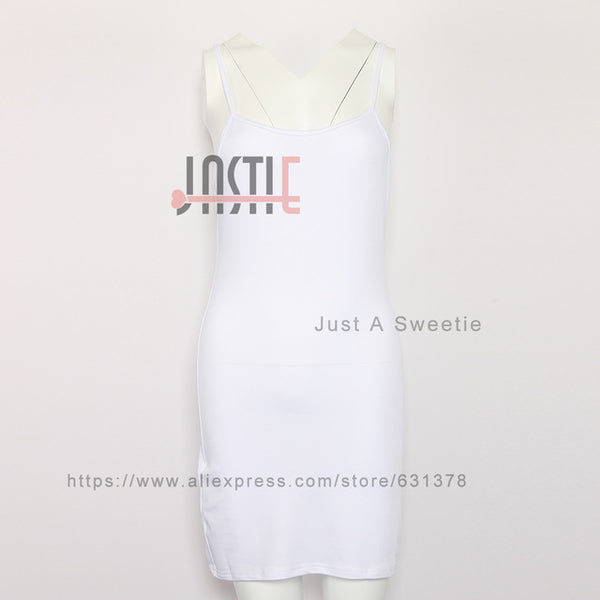 Jastie Stretch Mini Slip Dress Candy Colors Slim Knitted Women Dresses Sexy Adjustable Straps Boho Style Summer Vestidos Y-112