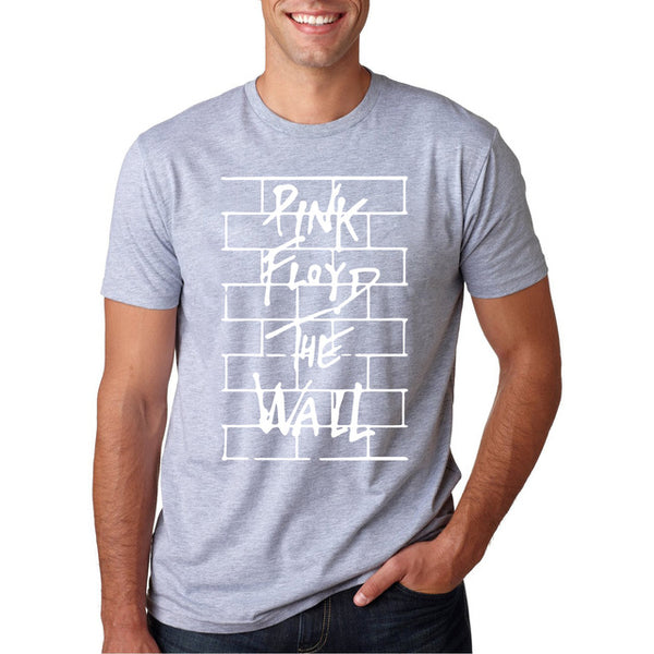 Pink Floyd The Wall Funny Print T Shirts Men's New Arrival Summer Style Short Sleeve t-shirt 2017 O Neck Streetwear Hip Hop Tops