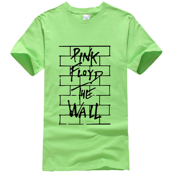 Pink Floyd The Wall Funny Print T Shirts Men's New Arrival Summer Style Short Sleeve t-shirt 2017 O Neck Streetwear Hip Hop Tops