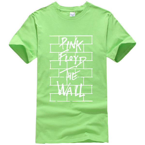 Pink Floyd The Wall Funny Print T Shirts Men's New Arrival Summer Style Short Sleeve t-shirt 2017 O Neck Streetwear Hip Hop Tops