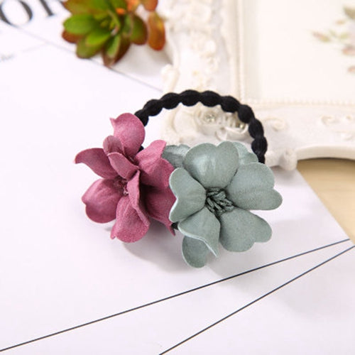 5 piece/lot Elastic Hair Ring Flower Hair Rubber bands Rope Cloth Headbands Ties Hair Accessories for Women & Girls