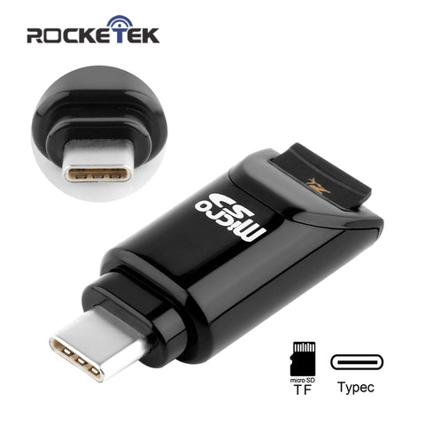 Rocketek OTG USB 2.0 C Type-C card reader Adapter TF, Micro SD, High Quality Super High Speed Data Transmission