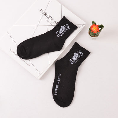 Foot 22-26cm CNOPT SOCKS Daily Cotton Elastic Men Chinese Russian Athletics Sun ET Fashion Harajuku Guy Youth Summer More Casual