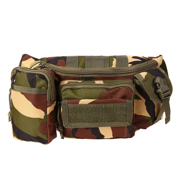 3L Tactical Bag Sport Bags 600D Waterproof Oxford Military Waist Pack Molle Outdoor Pouch Bag Durable Backpack forCamping Hiking