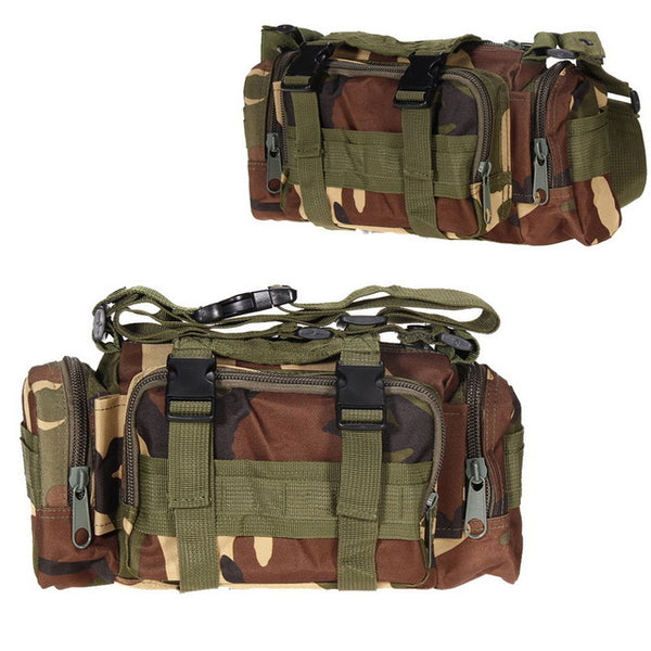 3L Tactical Bag Sport Bags 600D Waterproof Oxford Military Waist Pack Molle Outdoor Pouch Bag Durable Backpack forCamping Hiking