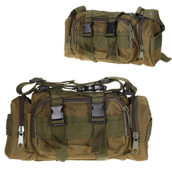 3L Tactical Bag Sport Bags 600D Waterproof Oxford Military Waist Pack Molle Outdoor Pouch Bag Durable Backpack forCamping Hiking