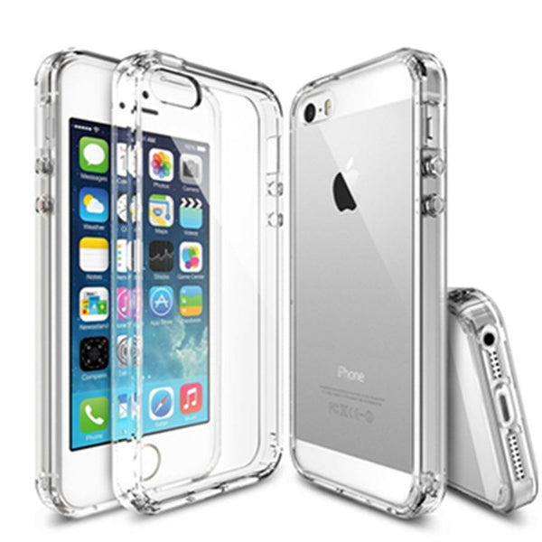 For Apple iPhone 5S Case Soft Silicone Cover For iPhone 5 5S SE Luxury Transparent TPU Silicon Coque For iPhone 5 Case