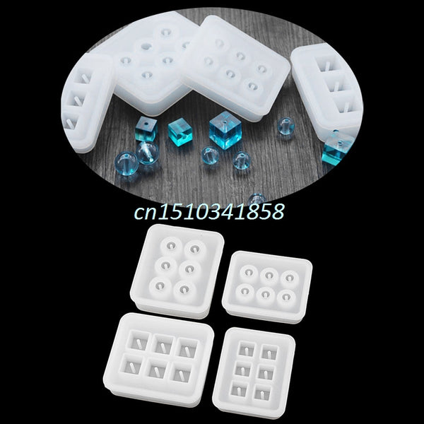 Jewelry Sphere Square body Pendant Casting Mold Tools Silicone Resin Craft DIY #Y51#