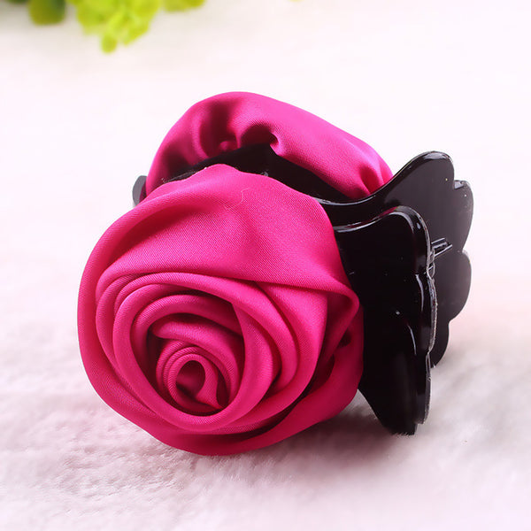 Aikelina Fashion Korean Brand Hair Clip Rose Hair Claws Clips Hair Accessories For Women Girls Hair Crab Clamp Hairpin Headwear