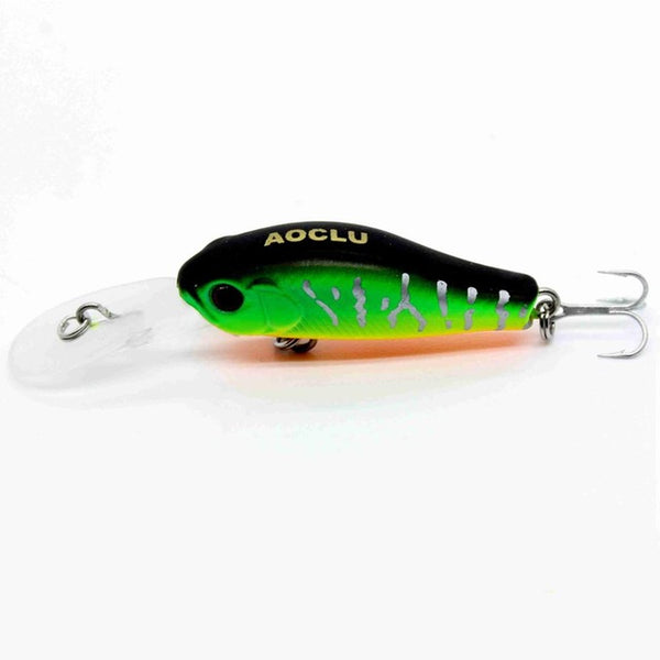 AOCLU wobblers Jerkbait 7 Colors 35cm 2.4g Hard Bait Minnow Crank Fishing lures Bass Fresh Salt water 14# VMC hooks