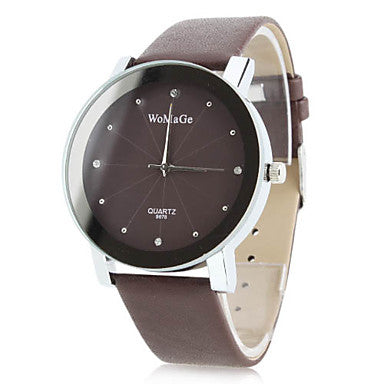 WoMaGe Luxury Crystal Watch Women Watches Leather Ladies Watch Women's Watches Clock montre femme relogio feminino reloj mujer