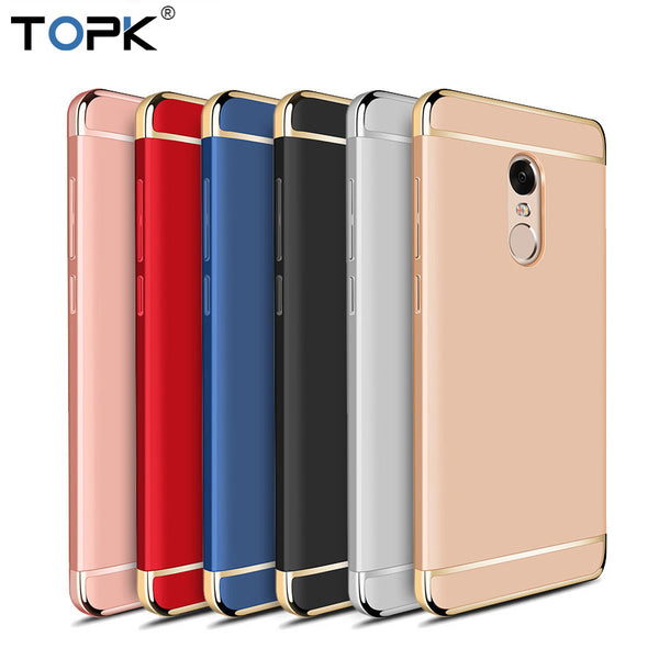 For Xiaomi RedMi Note 4 Case, TOPK Luxury 3-IN-1 Shockproof Frosted Shield Hard Back Cover Case for Xiaomi Redmi Note 4X