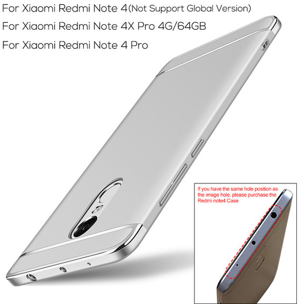 For Xiaomi RedMi Note 4 Case, TOPK Luxury 3-IN-1 Shockproof Frosted Shield Hard Back Cover Case for Xiaomi Redmi Note 4X