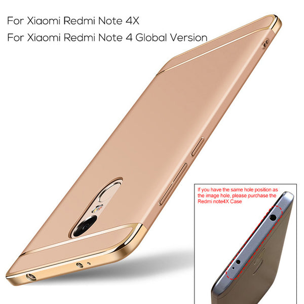 For Xiaomi RedMi Note 4 Case, TOPK Luxury 3-IN-1 Shockproof Frosted Shield Hard Back Cover Case for Xiaomi Redmi Note 4X