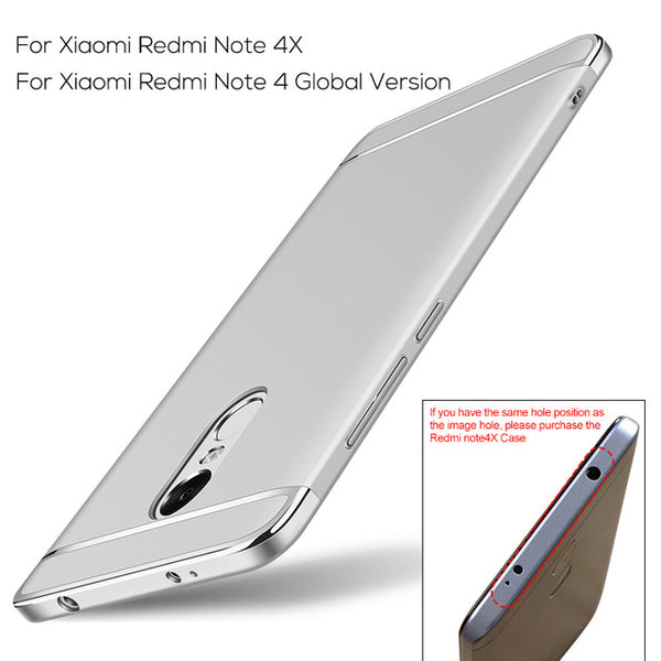 For Xiaomi RedMi Note 4 Case, TOPK Luxury 3-IN-1 Shockproof Frosted Shield Hard Back Cover Case for Xiaomi Redmi Note 4X