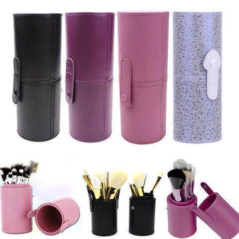 15 Types PU Leather Travel Makeup Brushes Pen Holder Storage Empty Holder Cosmetic Brush Bag Brushes Organizer Make Up Tools