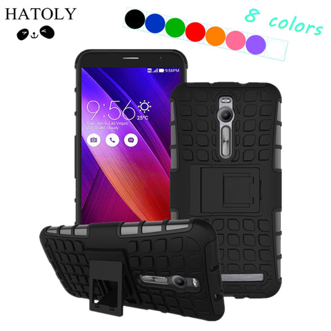 HATOLY For Case Asus Zenfone 2 ZE551ML Case Heavy Shockproof Rubber Armor Harilicone Phone Case for ZE551ML Cover for ZE550ML <*