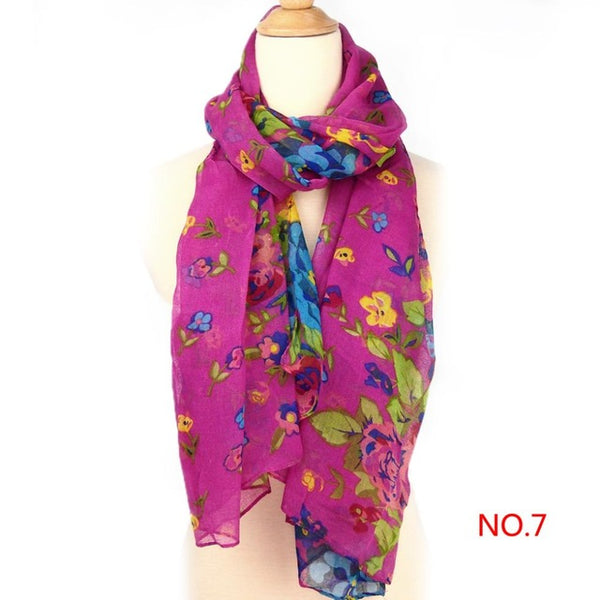 Mix Beauty Color Style Girls Women's Ladies Large Long Soft Neck Scarf Warm Wrap Scarves Shawl