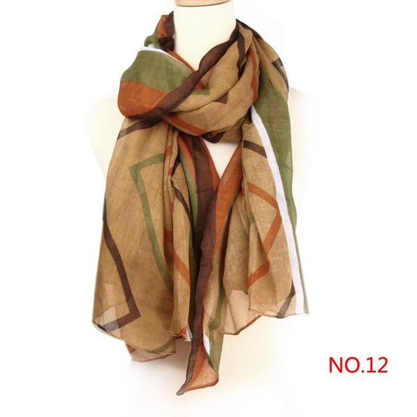 Mix Beauty Color Style Girls Women's Ladies Large Long Soft Neck Scarf Warm Wrap Scarves Shawl