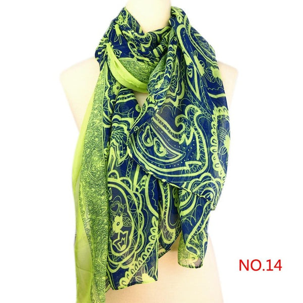 Mix Beauty Color Style Girls Women's Ladies Large Long Soft Neck Scarf Warm Wrap Scarves Shawl