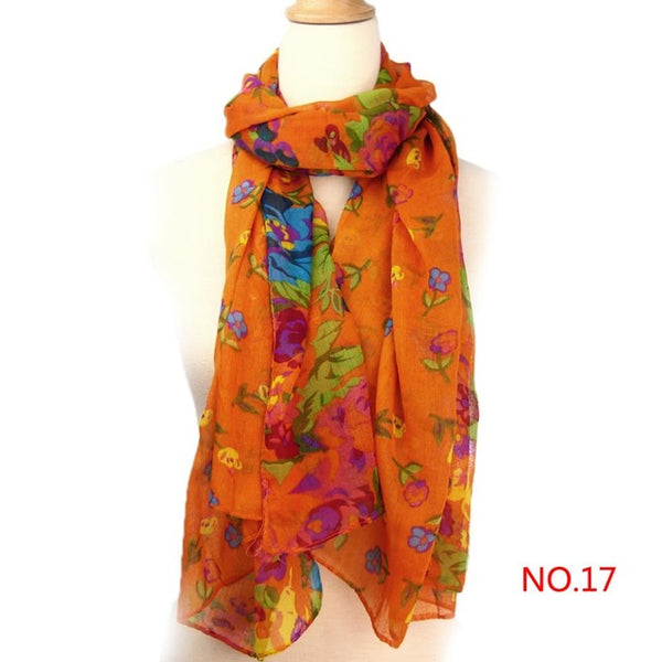 Mix Beauty Color Style Girls Women's Ladies Large Long Soft Neck Scarf Warm Wrap Scarves Shawl