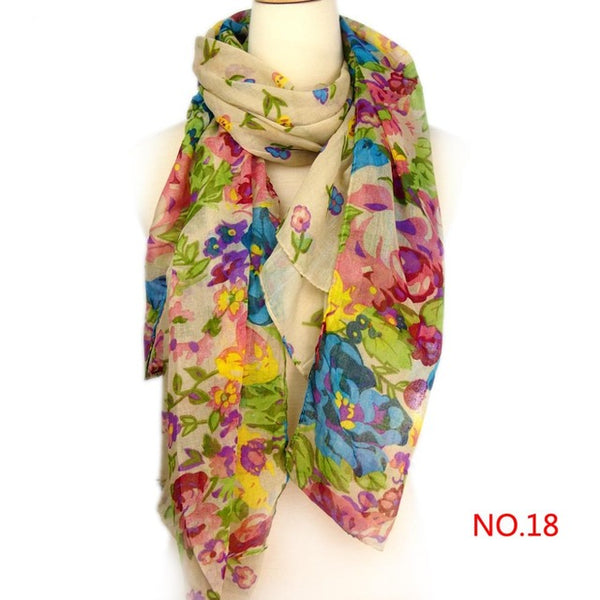 Mix Beauty Color Style Girls Women's Ladies Large Long Soft Neck Scarf Warm Wrap Scarves Shawl