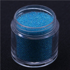 Nail Studs Powder 0.6-0.8mm 0.8-1mm 15g/jar Clear AB Caviar Mini Glitter Beads Manicures Decoration Nail Art Rhinstone Glitter