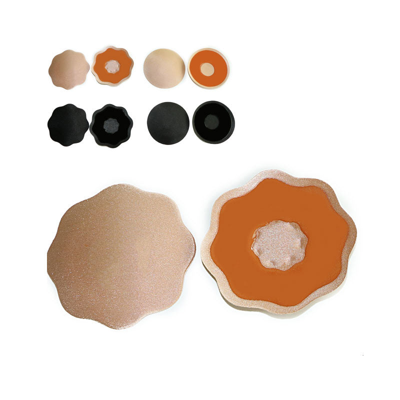 1Pair Sexy Bra Pad Reusable Self Adhesive Silicone Bra Breast Pad Pasties Petal Chest Stickers Nipple Cover Invisible Intimates