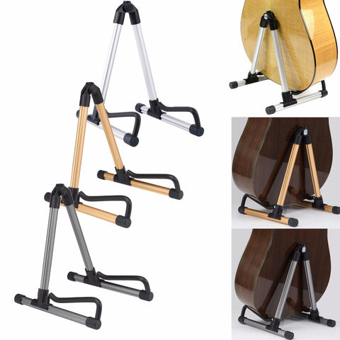 New 3 Colors Guitar Stand Universal Folding A-Frame use for Acoustic Electric Guitars Guitar Floor Stand Holder High Quality