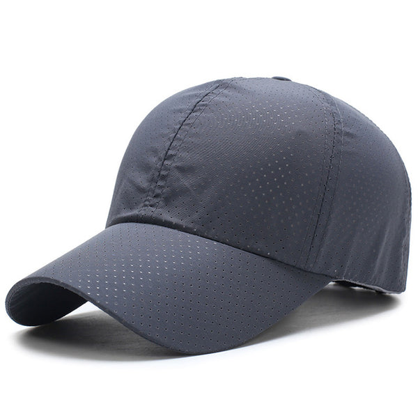 [AETRENDS] Men Women 2017 Summer Snapback Quick Dry Mesh Baseball Cap Sun Hat Bone Breathable Hats Z-5109