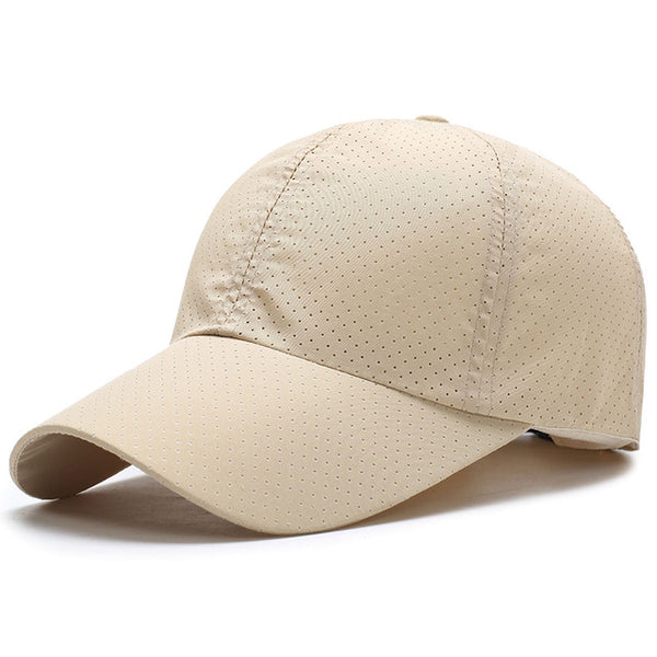 [AETRENDS] Men Women 2017 Summer Snapback Quick Dry Mesh Baseball Cap Sun Hat Bone Breathable Hats Z-5109