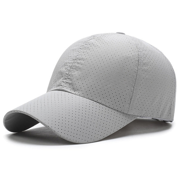 [AETRENDS] Men Women 2017 Summer Snapback Quick Dry Mesh Baseball Cap Sun Hat Bone Breathable Hats Z-5109