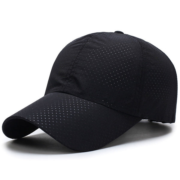 [AETRENDS] Men Women 2017 Summer Snapback Quick Dry Mesh Baseball Cap Sun Hat Bone Breathable Hats Z-5109