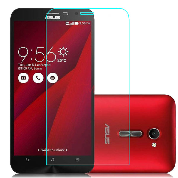 HATOLY 2PCS Tempered Glass for Asus Zenfone 2 ZE500CL ZE500kl ZE550KL ZE601KL ZE551ML Screen Glasses Clear Protective Film ^<