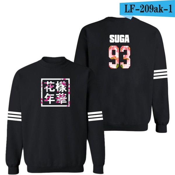 LUCKYFRIDAYF Bangtan Boys Kpop BTS Women Hoodies Sweatshirts Letter Printed in J-HOPE 94 and SUGA 93 Women Hoodies  JUNG KOOK 97