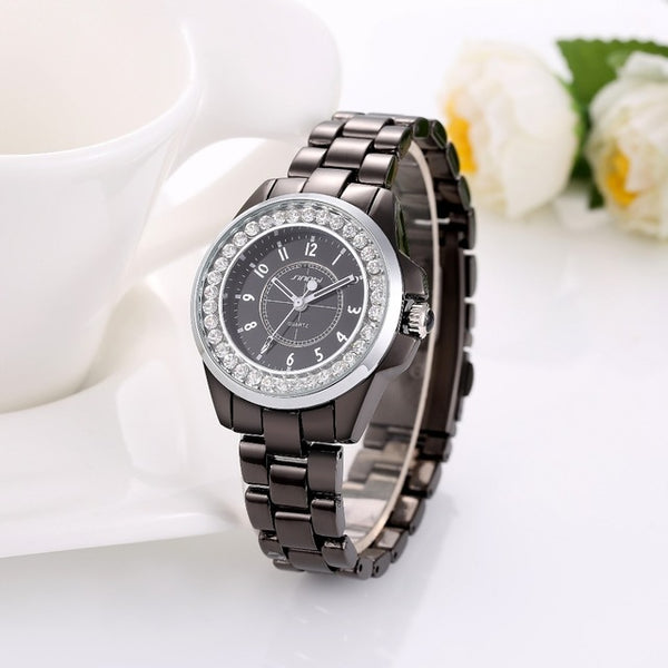 SINOBI Watch Luxury Rhinestone Women Watches Crystal Ladies Watch Women Clock Women's Watches saat relogio feminino reloj mujer