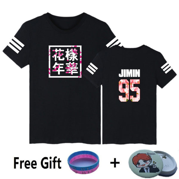 BTS Kpop Short Sleeve T Shirts Korean Bangtan Boys Fashion T-shirt Women/men k-pop Cotton Casual Hip Hop Funny 4XL plus size