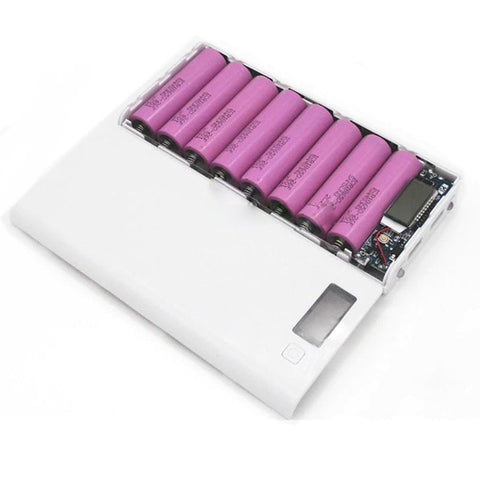 New DIY 18650 Case Power Bank Shell Case Portable LCD Display External 18650 Battery Box Charger