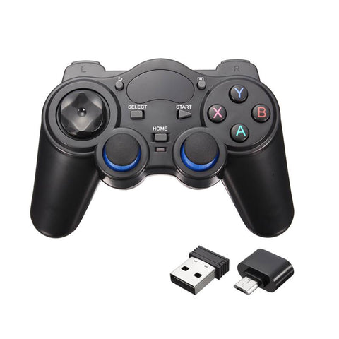 New 2.4GHz Wireless Gamepad Game Controller Joystick For Android TV Box PC GPD XD New w/ OTG Converter Computer Game Controllers