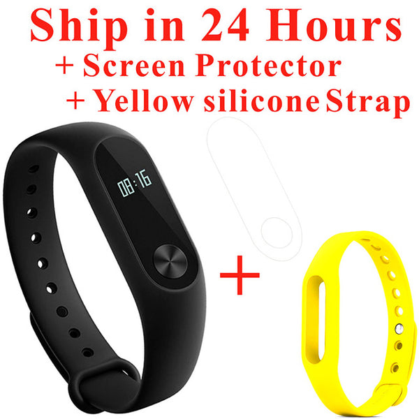 Xiaomi Mi Band 2 Fit Replacement Smart MI Band 2 Touchpad Screen Heart Rate Monitor Pedometer Wristband IP67 FitnessTracker