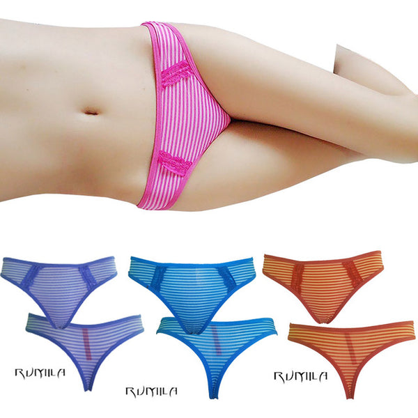 6color women temperament sexy g-string ladies panties lingerie bikini briefs underwear pants thong intimatewear ah43 1pcs