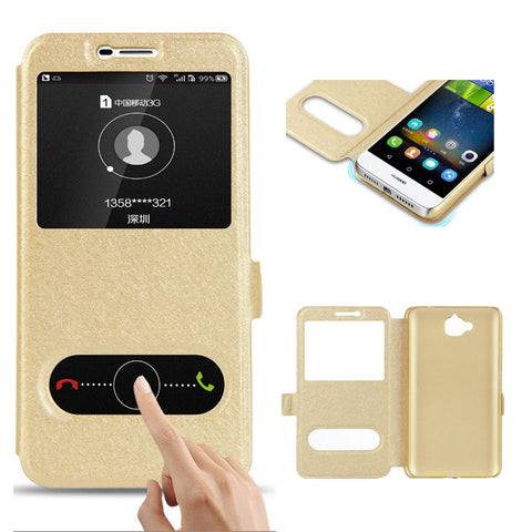 For Huawei Honor 4C Pro Case TIT-AL00 Quick View Window Case For Huawei Y6 Pro Cover TIT-L01 TIT-U02 Flip PU Leather Phone Cases