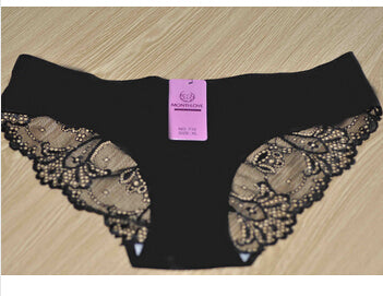 LeafMeiry #710 Sexy Women Panties Femal Hipster Lace Underwear Women Transparent Briefs