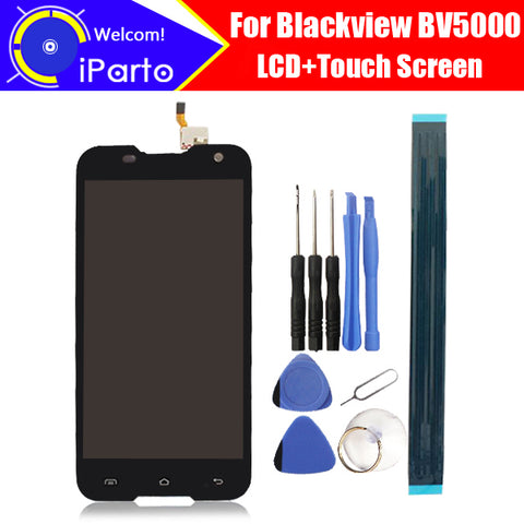 100% Original Blackview BV5000 LCD Display + Touch Screen  1280X720 5.0inch Assembly For Blackview BV5000+tools
