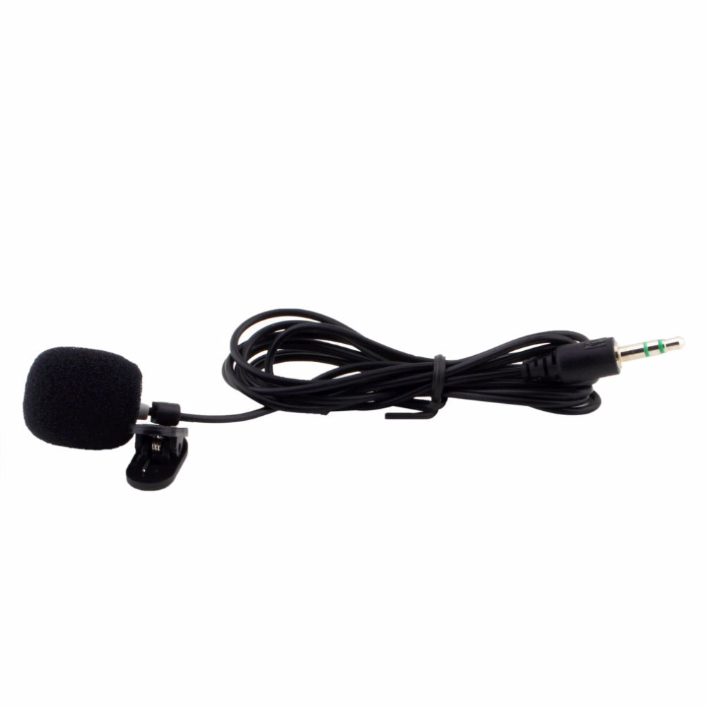 New 1Pcs Conference Microphone 30Hz~15000Hz Mini Mic 3.5mm Tie Lapel Lavalier Clip On Microphone for Lectures Teaching Wholesale