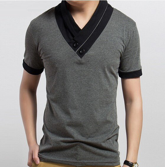Liseaven Mens T Shirt Slim Fit Crew Neck T-shirt Men Short Sleeve Shirt Casual tshirt Tee Tops 2016 Short Shirt Size M-5XL