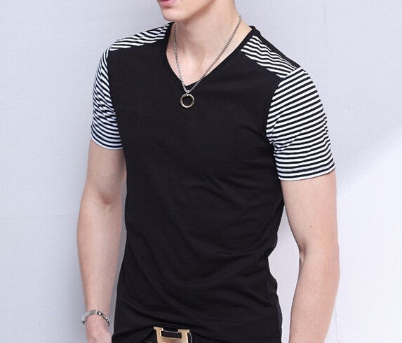 Liseaven Mens T Shirt Slim Fit Crew Neck T-shirt Men Short Sleeve Shirt Casual tshirt Tee Tops 2016 Short Shirt Size M-5XL