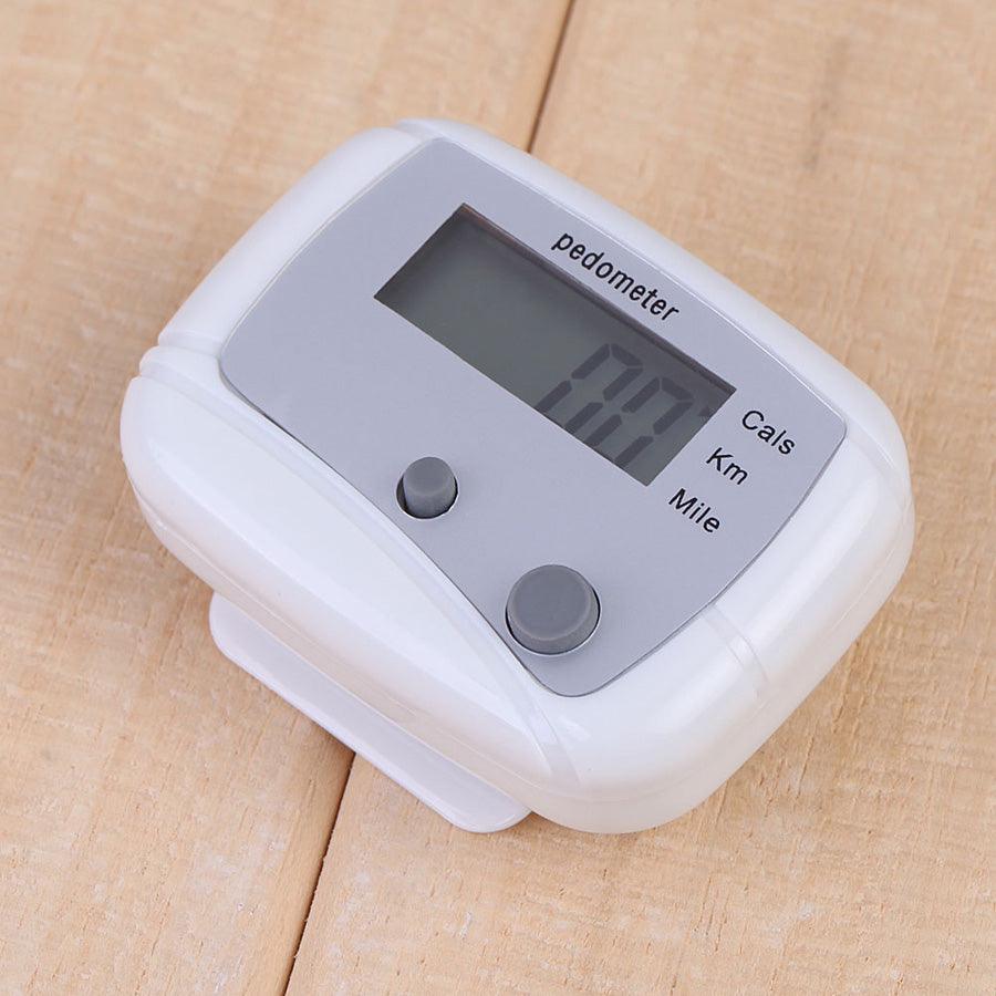 White Multifunction Passometer Outdoor Sports Walking Distance Calorie Counter Pedometer High Quality Outdoor Fun Sports Tools